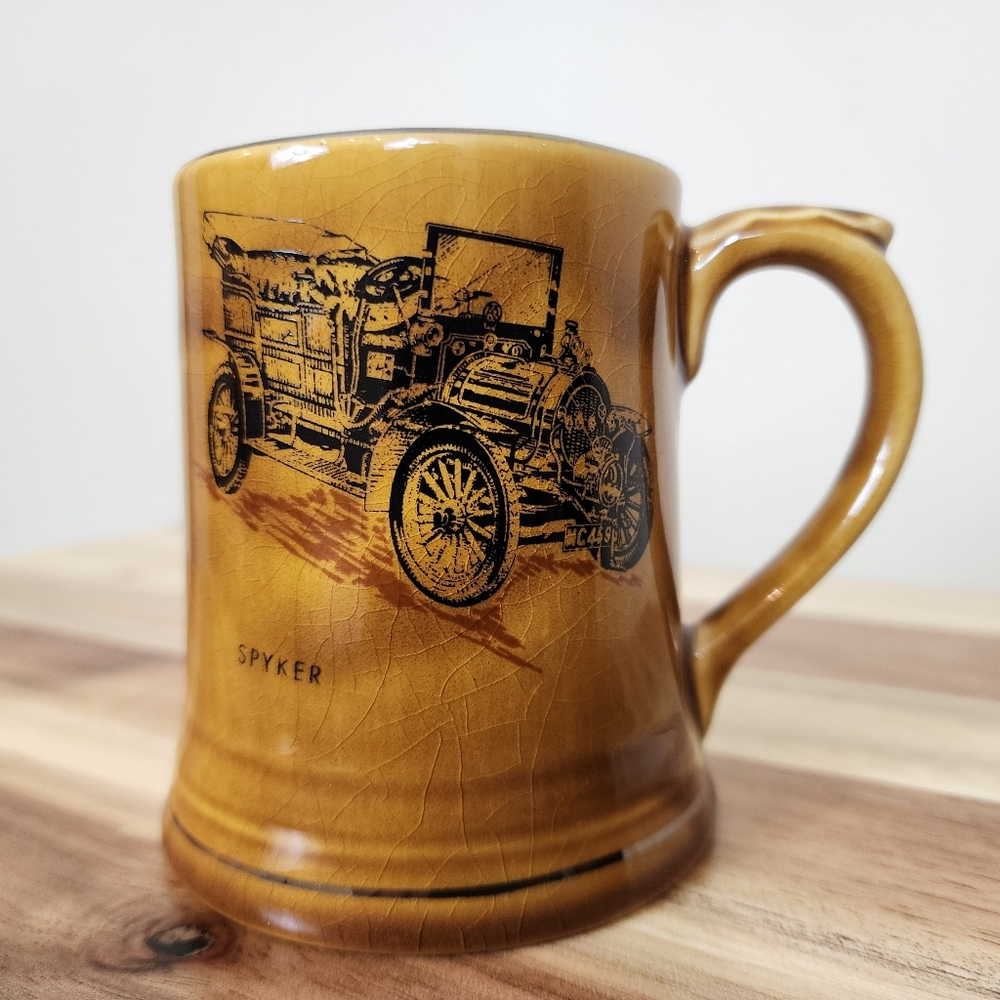 Vintage Veteran Car Club "Spyker 1905" Small Tankard by Wade England Coffee Mug